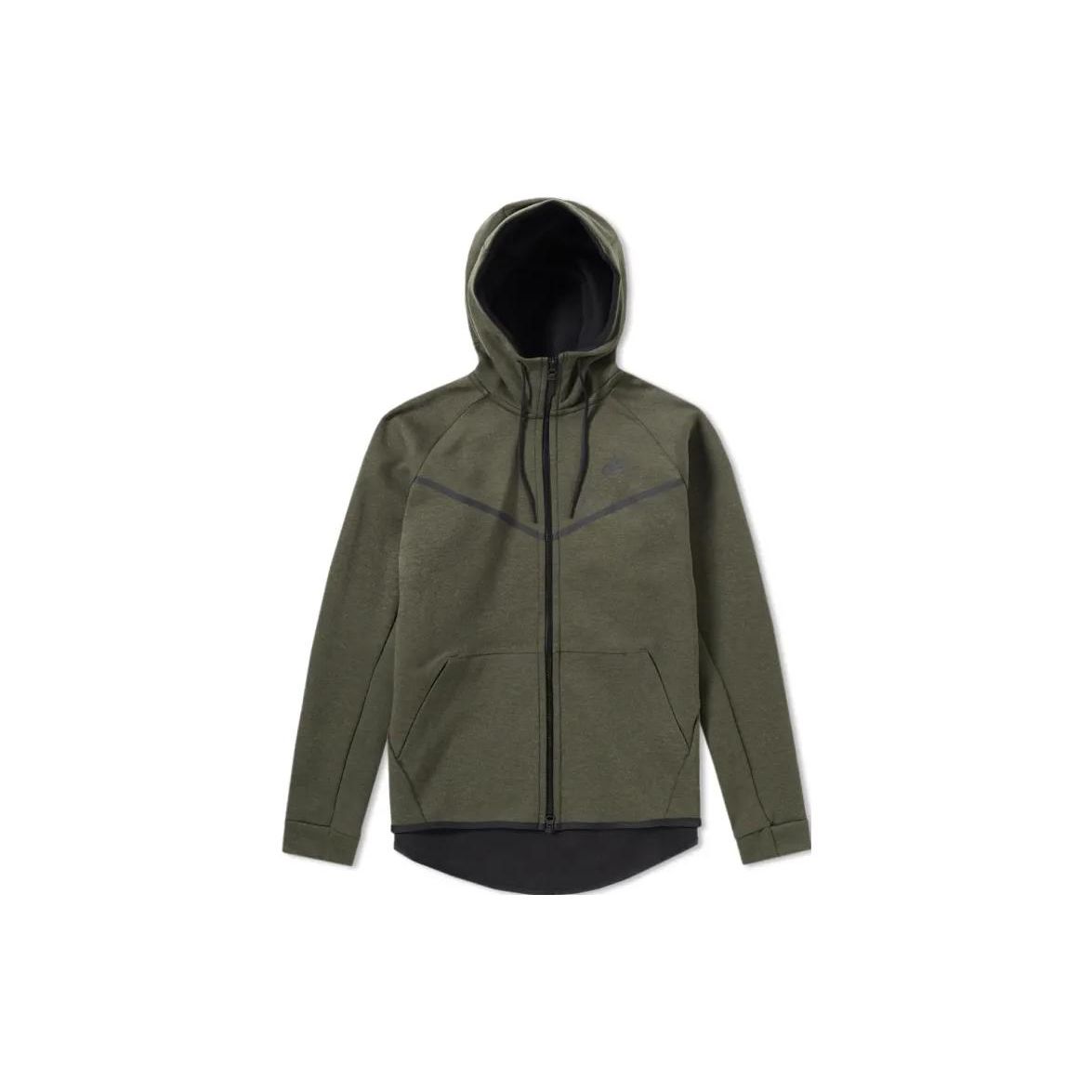Худи с принтом логотипа Nike Свитшот Мужские Топы Зеленый 805144-355 M black