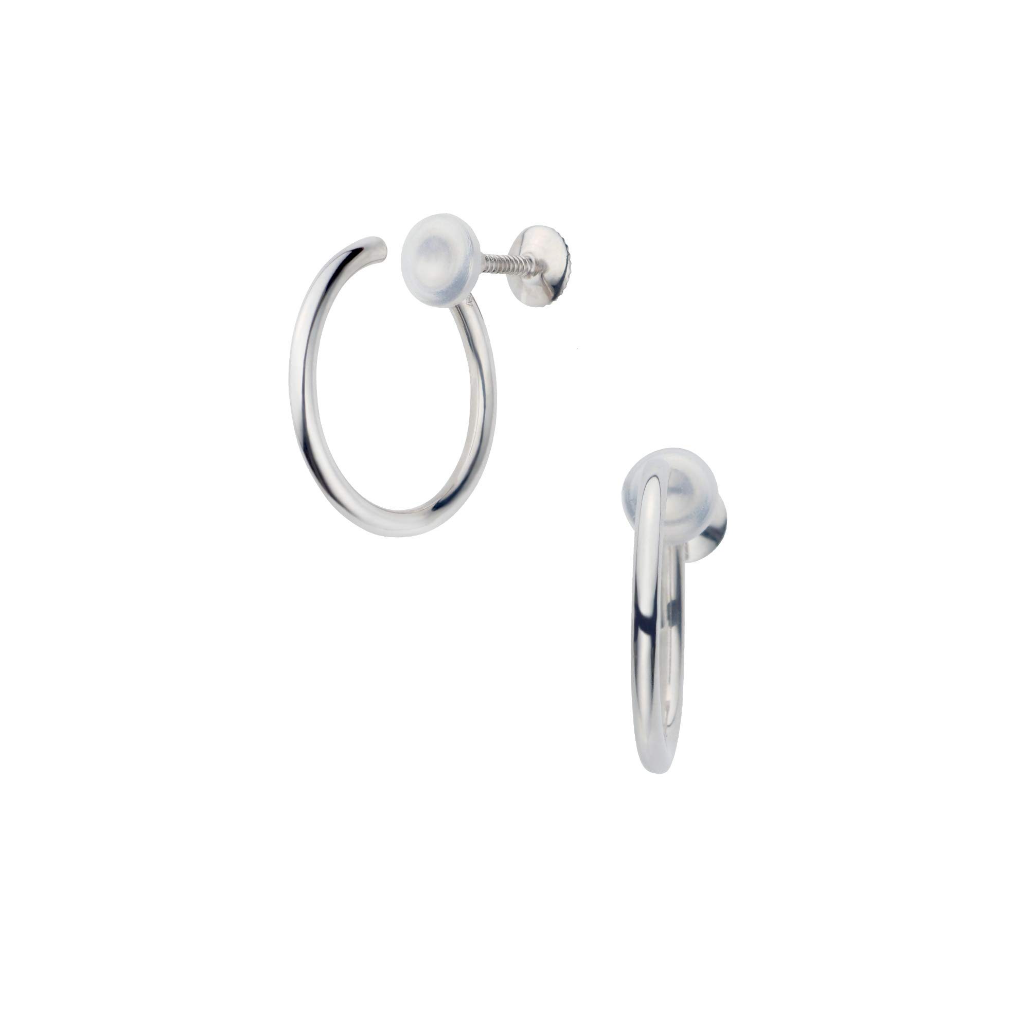 Серьги-кольца Vendome, серебро 925 пробы GS6E0133 SI [Официальный] [VIH Aoyama] серебряный PITAKITE