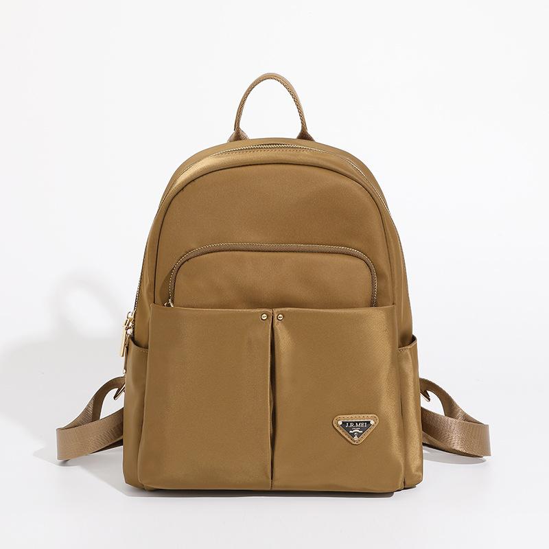 Women s Backpack Senior Sense Fashion Leisure Travel Lightweight Oxford Cloth Simple Commute To Work Niche Backpack коричневый JMG Bags