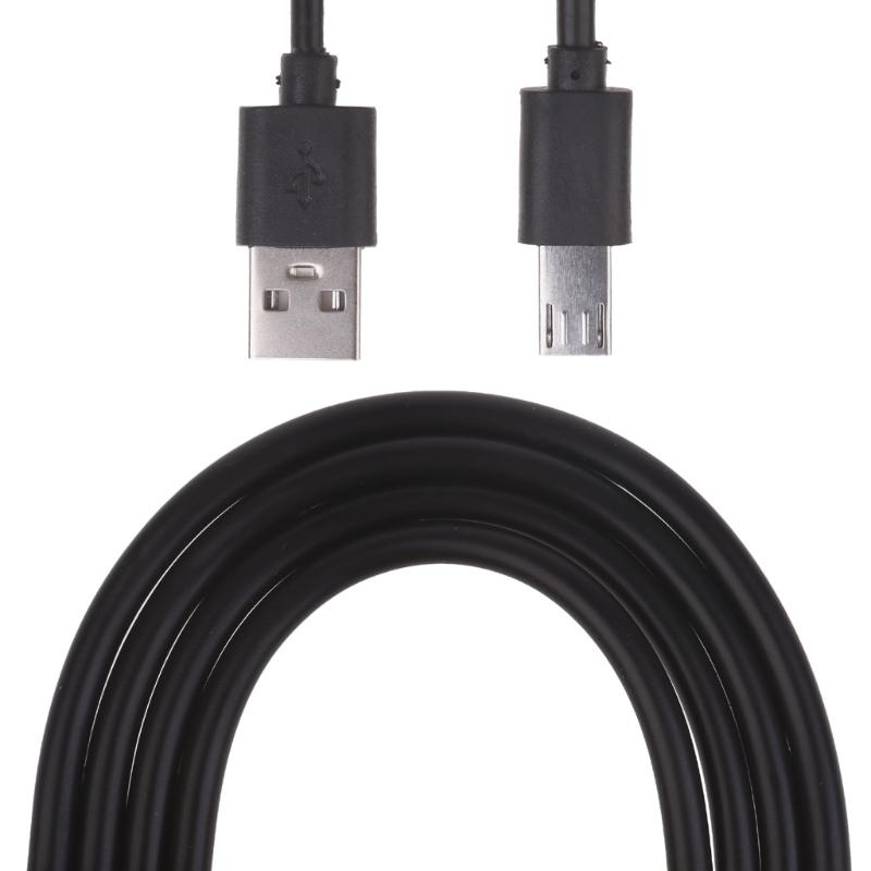 Прочный кабель USB — Micro USB (папа) Удлиненный кабель для зарядки 1 м / 3,3 фута Удлиненный наконечник 10 мм для передачи питания и данных 1 black Cheese Bread Ball