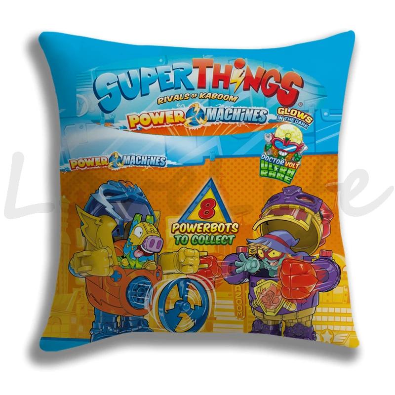 Superthings Pillow Case Single Sides Pillowcase Home Pillowcase Decorative Sofa Pillow Cover Bedroom Car Protection Pillow Case 45cmx45cm blue Lucky starfish HOME