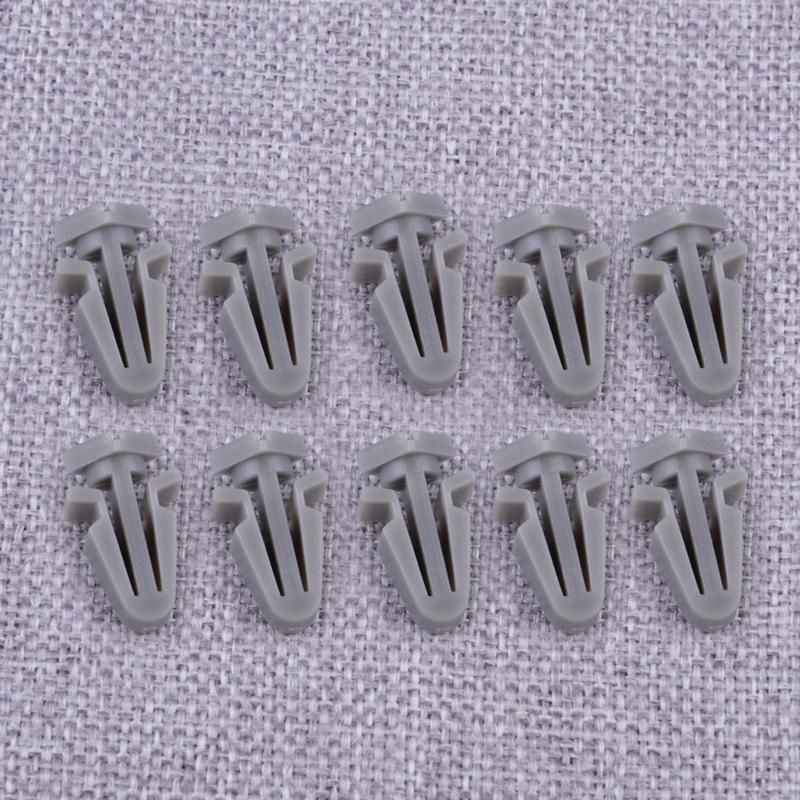 62318-01W00 50Pcs Grille Clips Lock Retainers Fasteners Fit For Nissan 720 D21 Datsun Pickup Hardbody Maxima Gray 62318-D0100 gray 2947745798adge