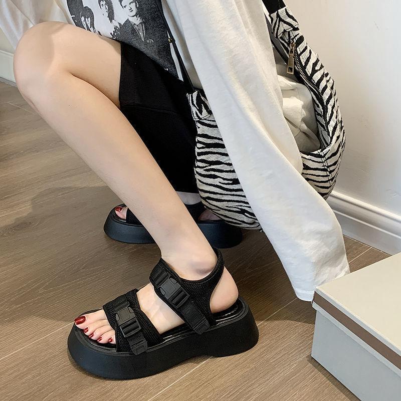 Женские модные черные спортивные сандалии 35 чёрный Avelle Foot