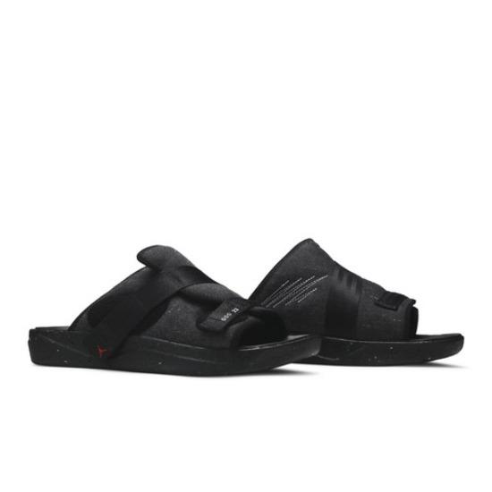 Шлепанцы Air Jordan Crater Черные CT0713-001 EU 42.5 чёрный/зелёный