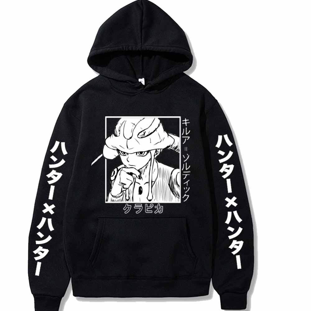 Y2k Vintage Unisexg Meruem Hooded Anime Hunter X Hunter Hoodies Толстовки Unisex WoUnisex Aesthetics Tops Casual Streetwear Толстовка L black julysummer Fashion