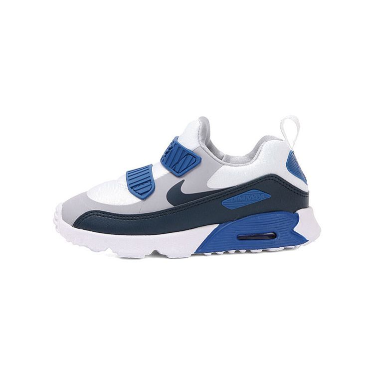 Nike Air Max Tiny 90 Низкие Ретро Кроссовки Детская Обувь Серый Синий 881924-003 23.5 white