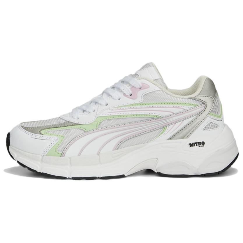 Puma Teveris Nitro Удобные Прочные Низкие Кроссовки Стиль Унисекс Серый Зеленый 388920-08 38 gray