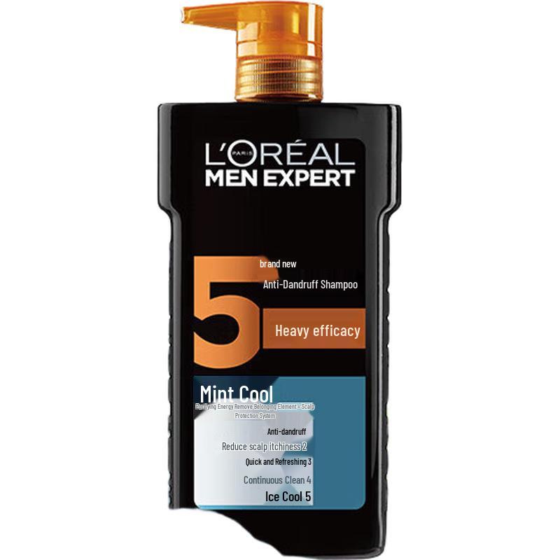 Шампунь против перхоти для мужчин L Oreal black LOREAL