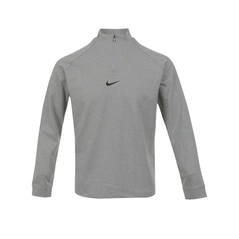 Детская футболка Nike с воротником-стойкой, реглан, длинный рукав, топ IF1722063 S gray