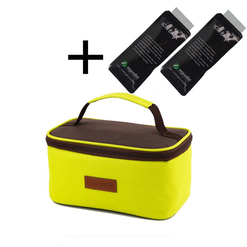 KinNet Insulation Thermal Lunch bag for Women Kids 41litre Lunch box ice Carryall Outside Travel Picnic Food Package Tote Handbag yellow bfghb