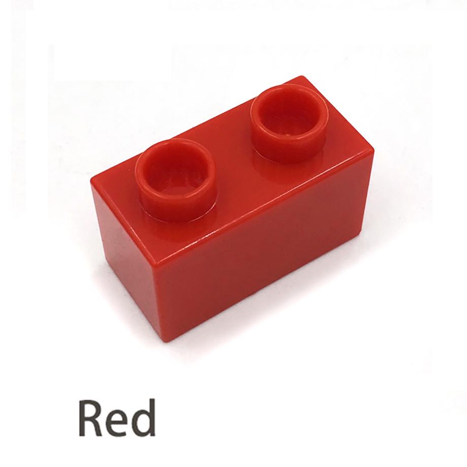 Большие DIY Строительные Блоки Толстые Фигуры Кирпичики 1x2 Точки 24 ШТ Образовательные Творческие Игрушки для Детей Совместимые С Брендами red Professional fishing
