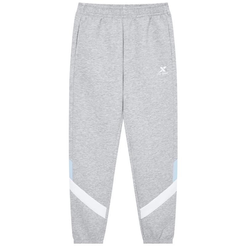 Модные спортивные длинные брюки Xtep для детей из воздушного слоя 120 white