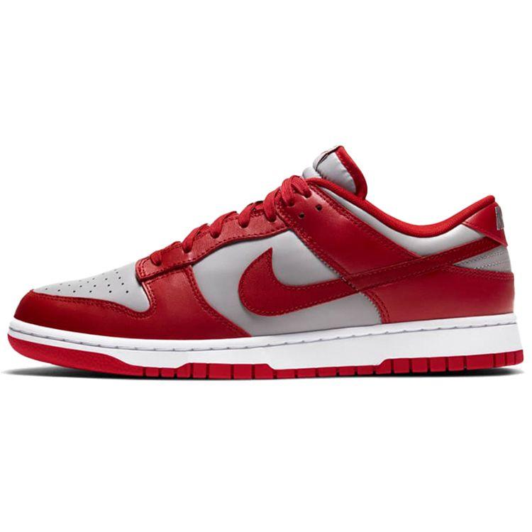 Nike Dunk Low UNLV 2021 Unisex Sneakers Red Medium-Grey Varsity-Red DD1391-002 42.5 brown