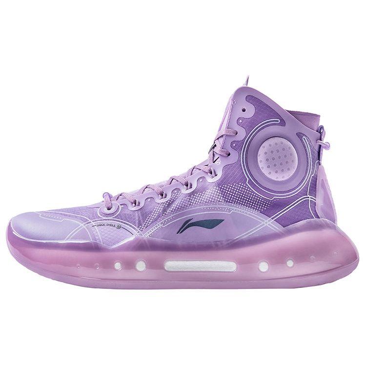 Li-Ning Yushuai 14 лавандовые мужские кроссовки фиолетовые ABAQ033-6 41 gray