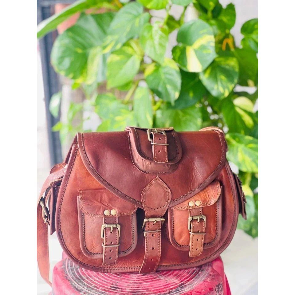 Важная кожаная сумка Козья сумка Женская Новая Натуральная 13 x 10 x 4 in beige NAVYA Genuine leather Bags