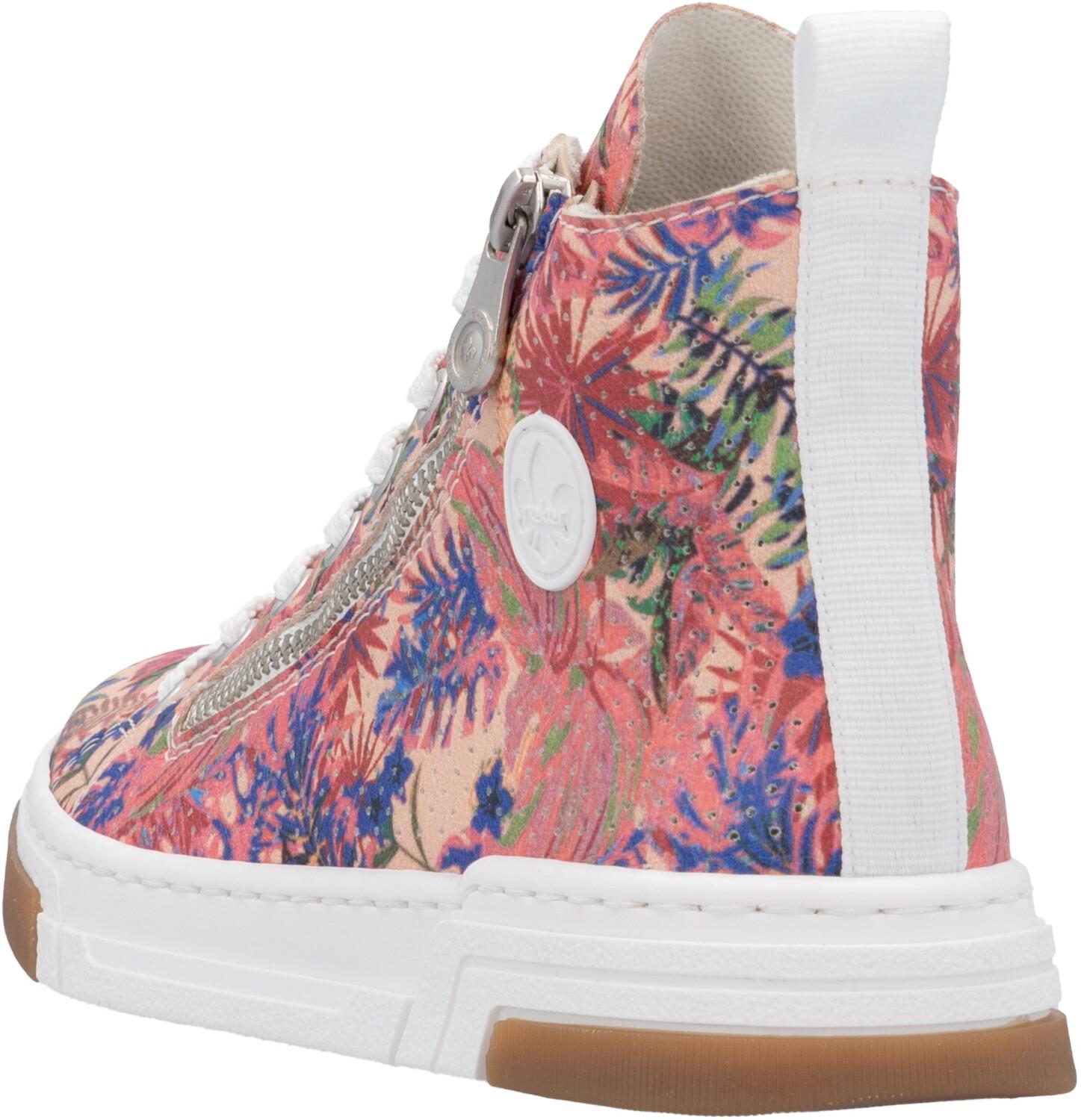 Кроссовки Rieker High-Top Sneaker (N3945) pink multi EU 40 gray