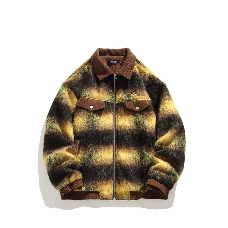 Модная куртка с длинным рукавом на весну и осень M black Baifenbai Clothing