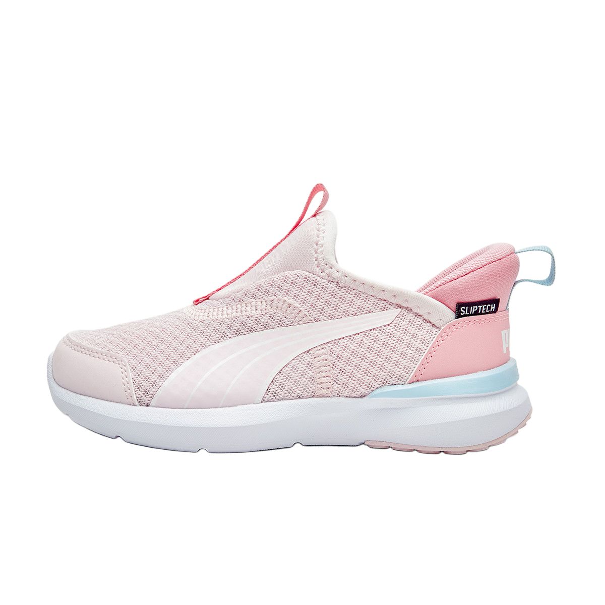 Puma Kruz Profoam Slip Ткань На ПС Универсальные Удобные Низкие Кроссовки для Бега Детские кроссовки Розовый 310250-10 28 pink
