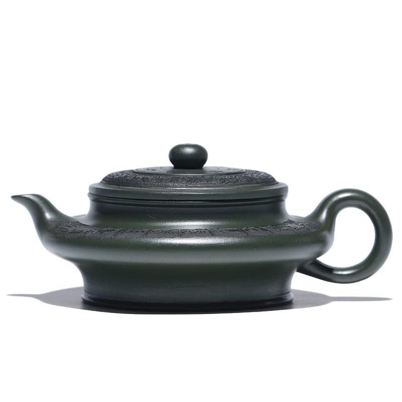 Традиционный плоский чайник из исинской глины gray JDST online