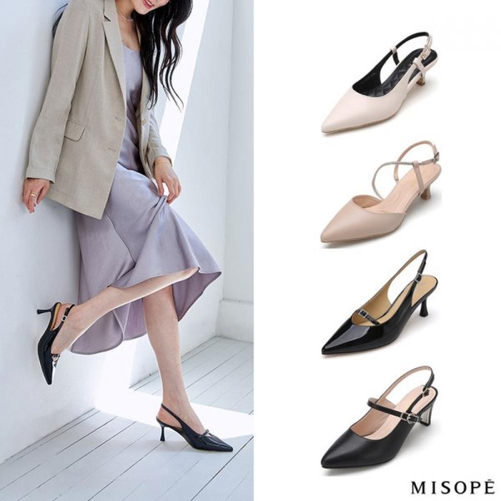 Misope Лучшие туфли-слингбэк 7 типов [выберите 1] 01_012412703 (ivory)/225 white