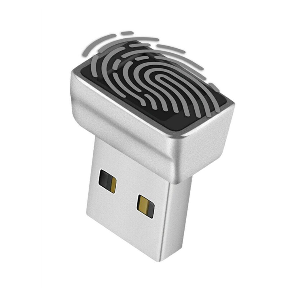 USB Сканер отпечатков пальцев для Windows 10 Hello Ноутбуки и ПК Сенсорное устройство безопасности black AutoMechanics