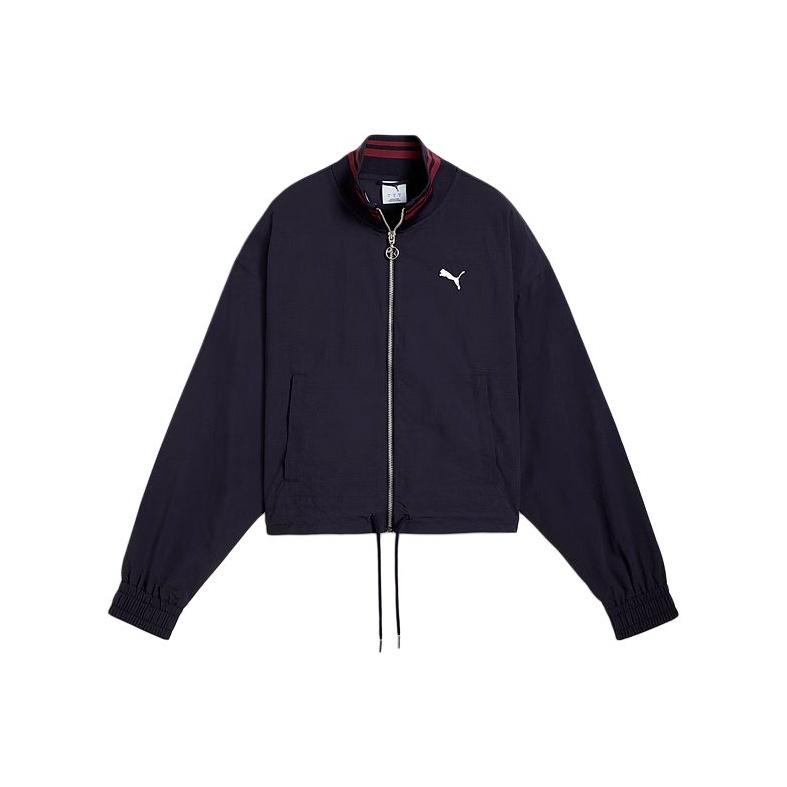 Puma Осень/Зима 25 Спортивно-повседневная модная куртка на молнии с длинным рукавом Женские куртки 633998-16 S black