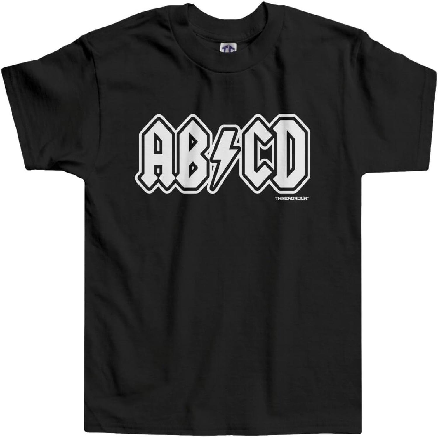 Threadrock Little Boys  ABCD Infant_Toddler T-Shirt S чёрный Comfortable clothing