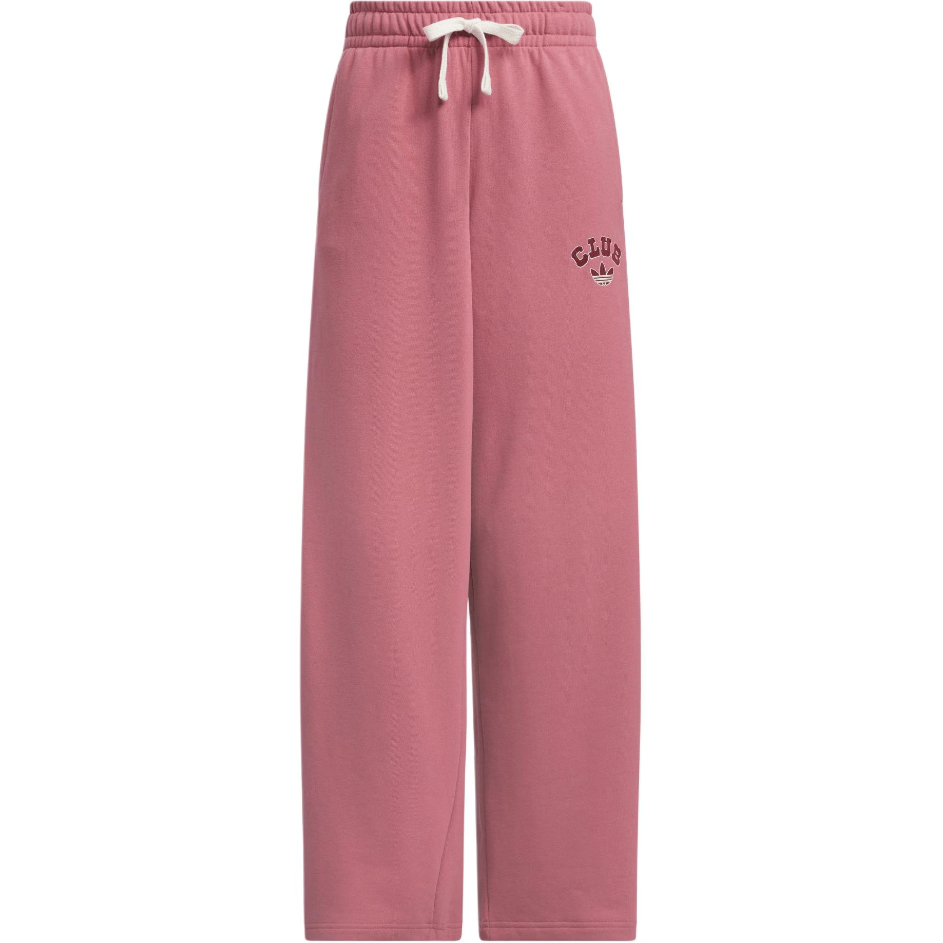 Adidas Оригинальные широкие спортивные брюки FW24 Collegiate Series с логотипом, свободные повседневные брюки, женские плавки, темно-розовые JD6373 L brown