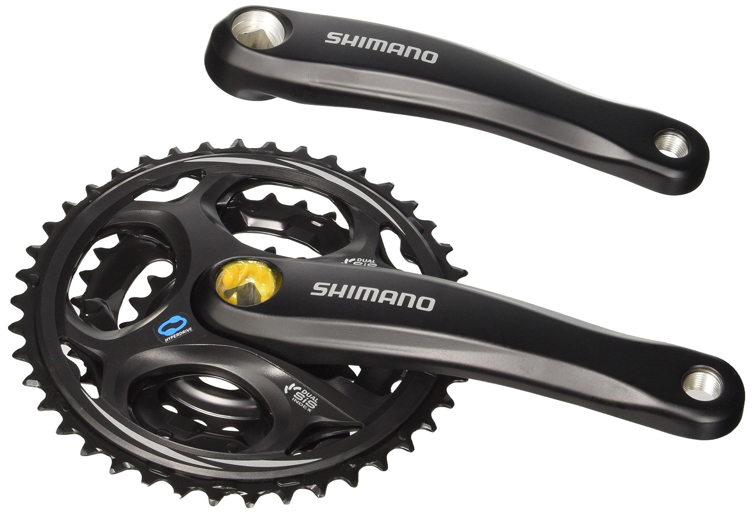 Передняя звездочка SHIMANO 170 мм без защиты цепи, черная EFCM311C222XL ALTUS (MTB) FC-M311-L 42×32×22T black MJ Select