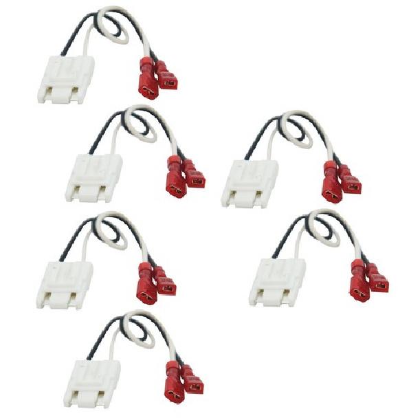 Jeep Grand Cherokee 1999-2004 Factory Speaker Replacement Connector Harness Kit white hbalgg