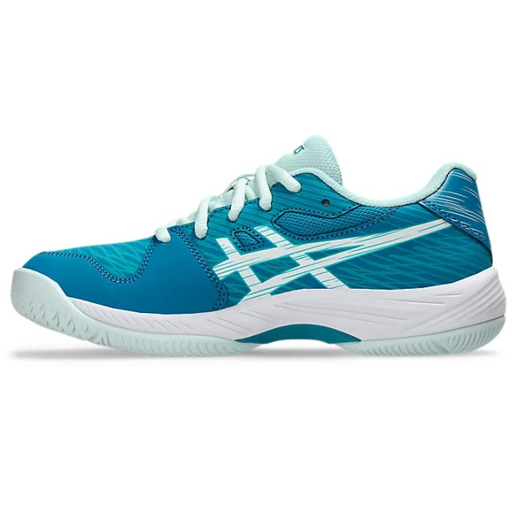 Asics Gel Game 9 GS Бирюзово-синие детские кроссовки Белые 1044A052-406 37 white