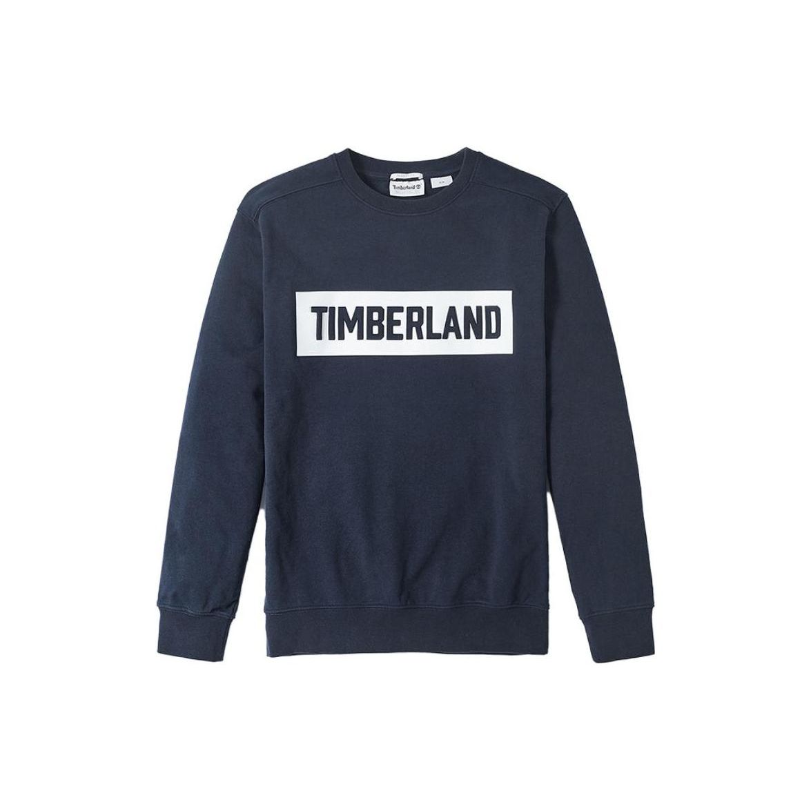 Timberland Толстовка с круглым вырезом и принтом букв, мужская толстовка, темно-синий цвет A2BHY-433 XS black