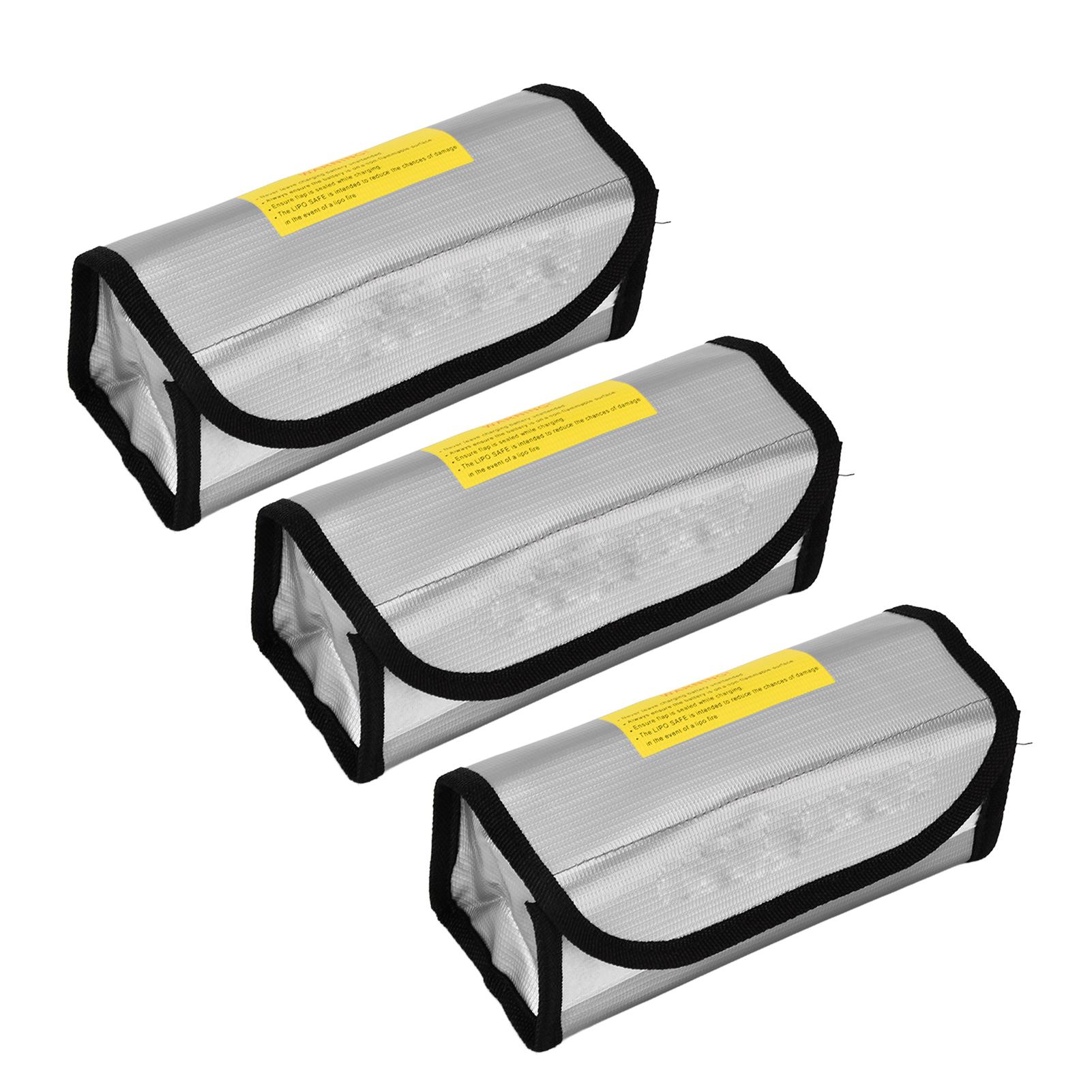 3 шт. Lipo Battery Guard Safe Bag Огнестойкий Взрывозащищенный Высокая Термостойкость для Дома gray 3d printing machine