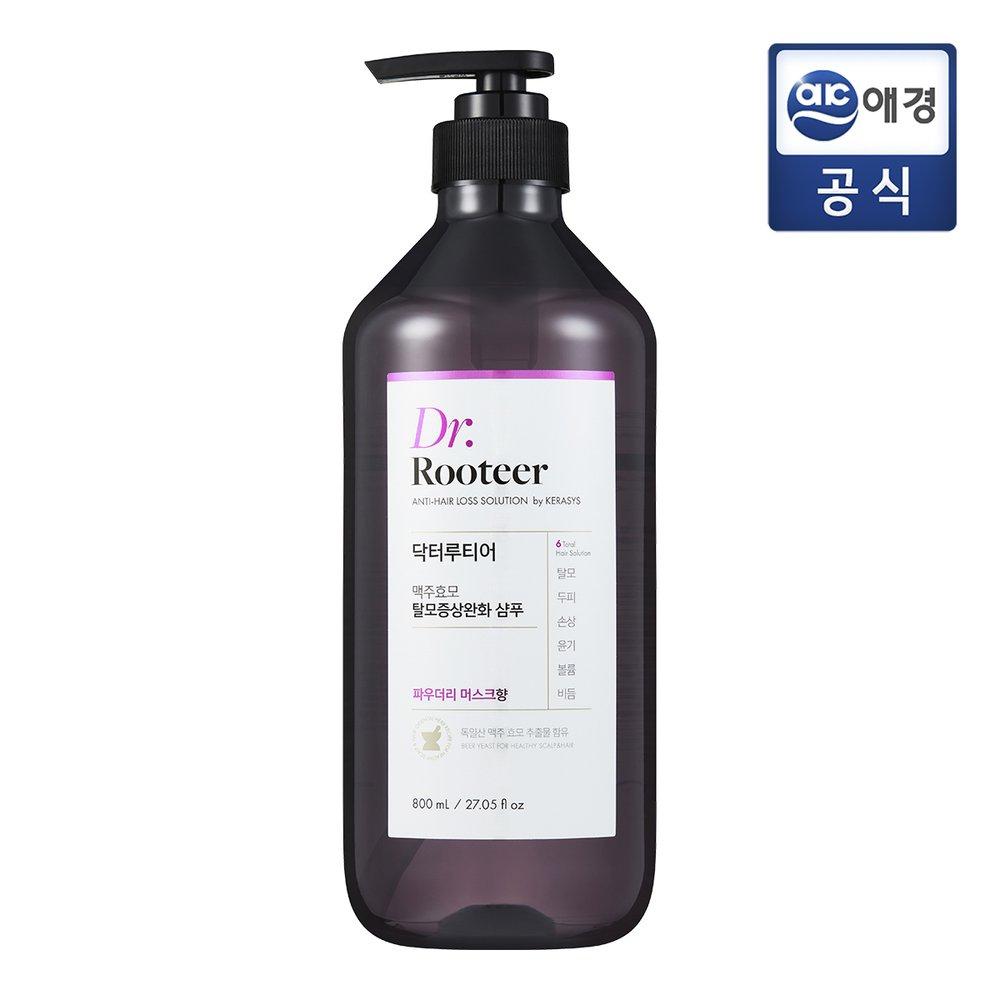 шампунь dr.rooteer с ароматом пудрового мускуса 800 мл black MayBeauty