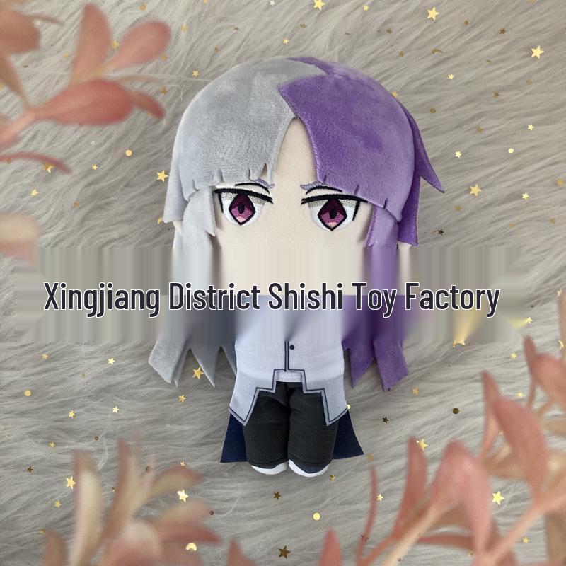 Аниме Плюш: Куклы для косплея Bungo Stray Dogs Чуя и Дазай в Q-версии Standing Doll 20cm (110g) white the BAY
