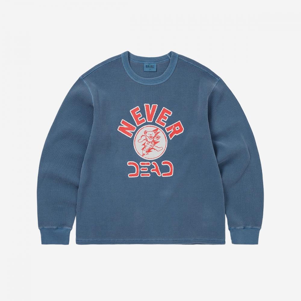ThiSiSneverthat Gd Overdyed WaffLe L S Gd253ttSLt01 L gray