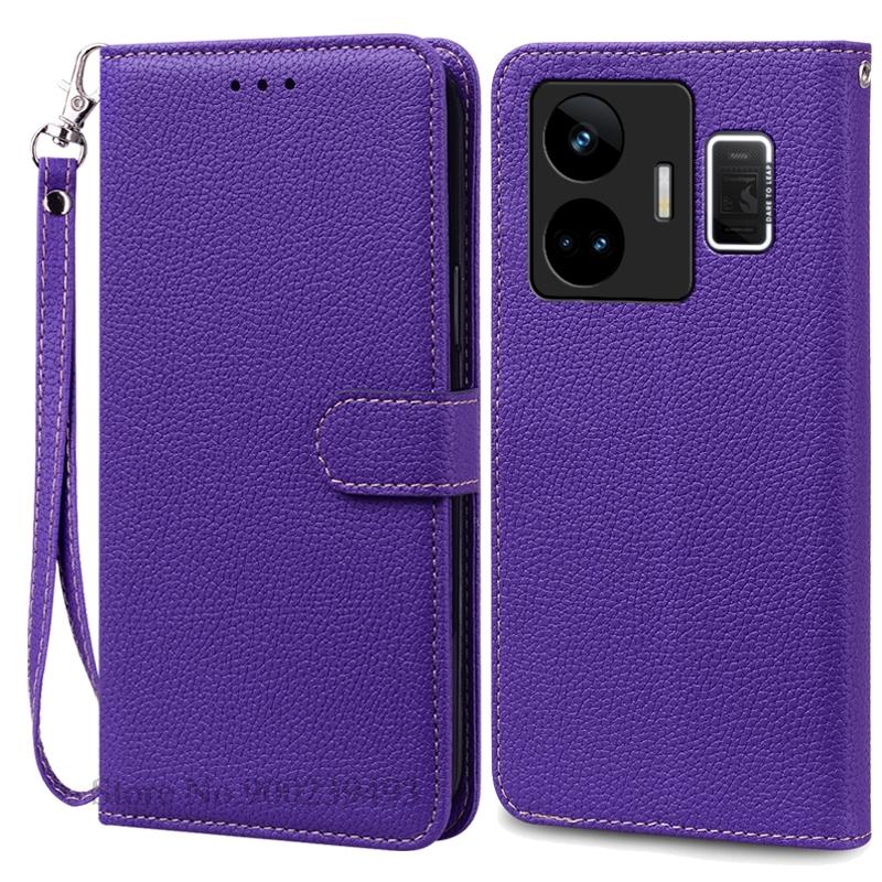 Для Realme GT Neo 5 Чехол-кошелек Флип Чехол Для Realme GT Neo 5 Чехол Realme GT Neo5 Чехол для телефона Coque Fundas For Realme GT Neo 5 black 100h