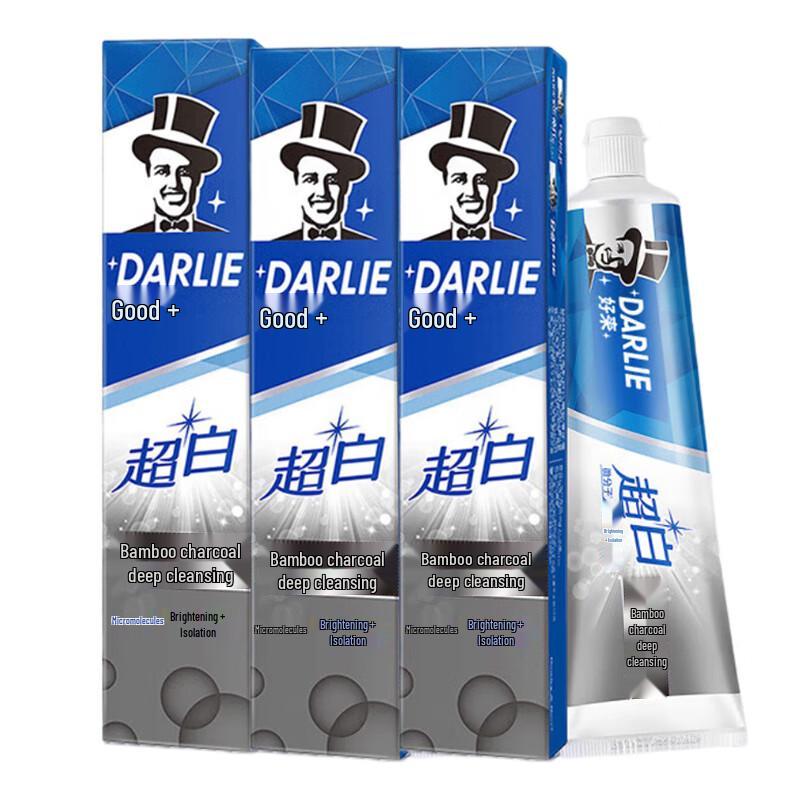 Зубная паста Darlie Ultra White с бамбуковым углем для глубокой очистки (3 x 190 г) gray