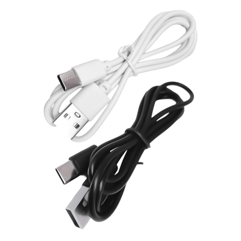 2 шт. Быстрый синхронизации данных Провод 1А Зарядка USB на Type C Кабель Шнур Питания для Смартфонов и Планшетов 100 см чёрный/белый Wonderlands