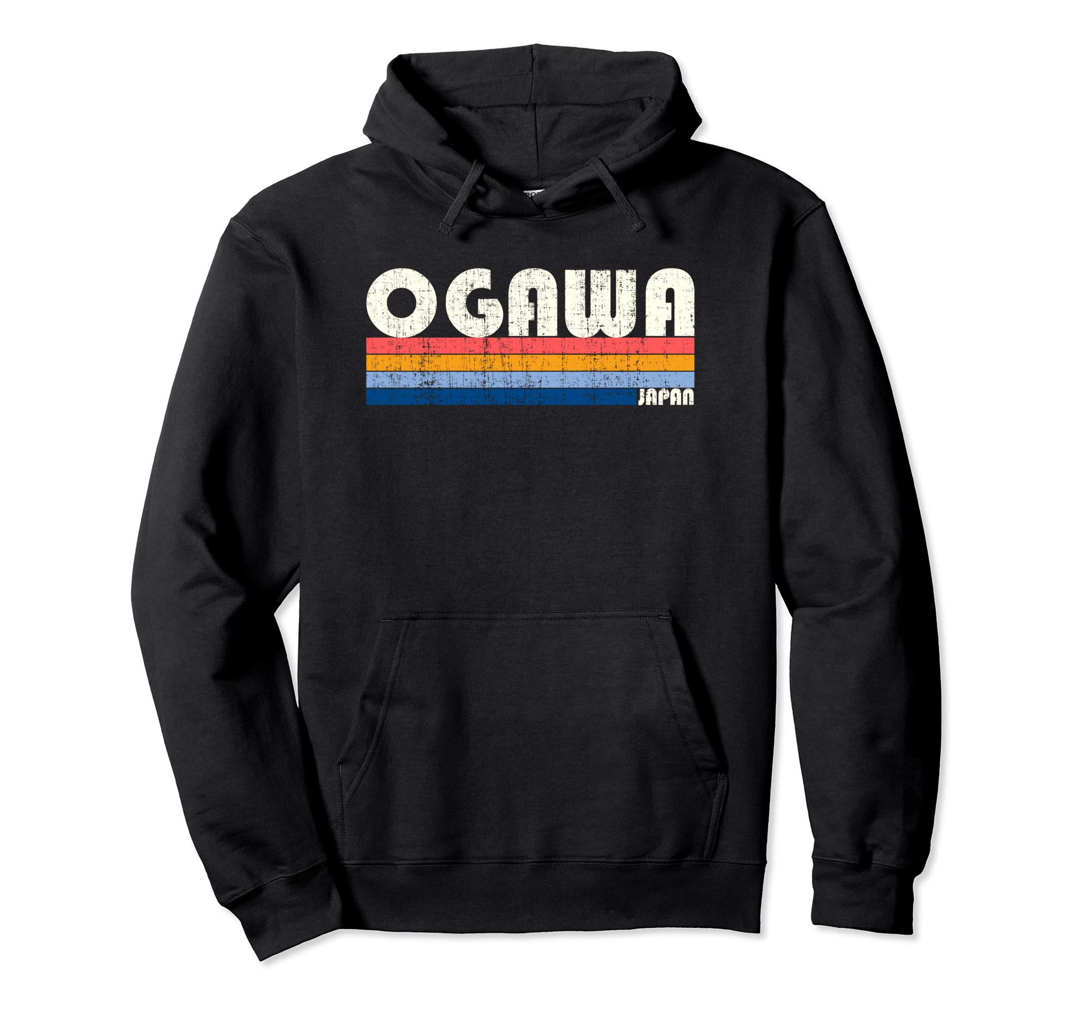 Ретро Винтаж Худи Япония 70-е/80-е Огава, чёрный Nihon Apparel