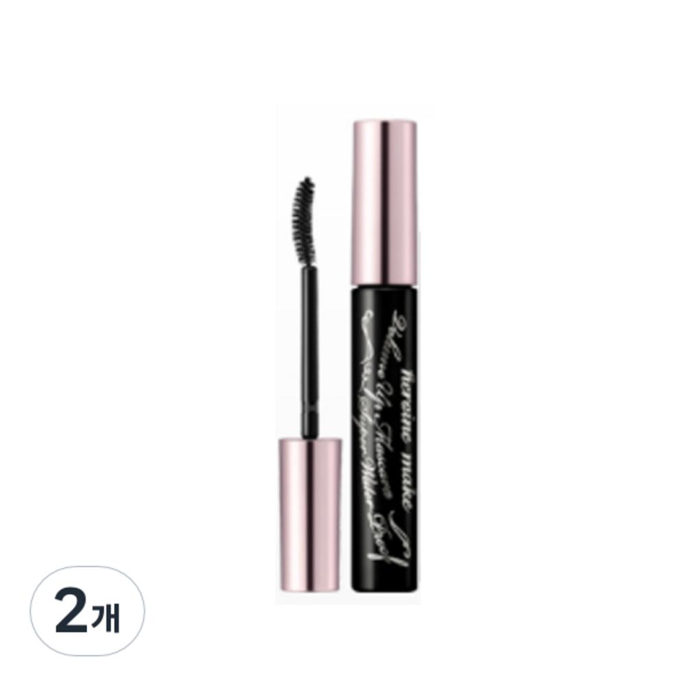 Kiss Me Суперводостойкая тушь для ресниц Heroine Make Volume Up, оттенок 01 Deep Black, 2 шт. gray