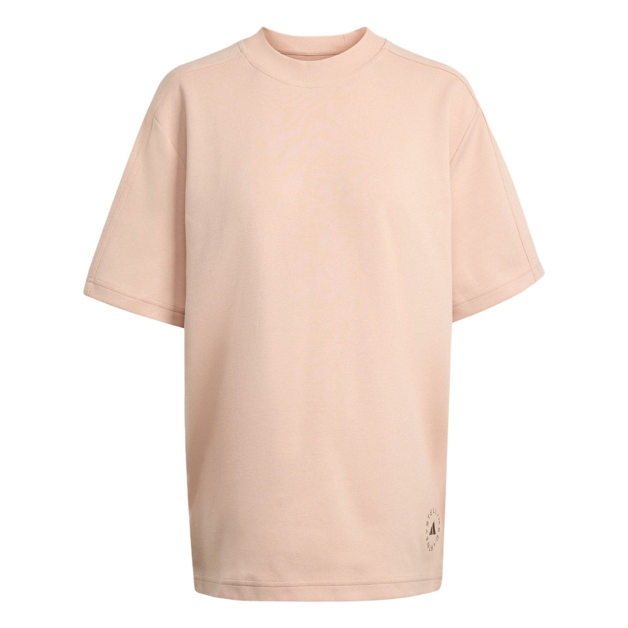 Adidas Stella McCartney Свободная футболка с круглым вырезом и коротким рукавом Женские топы JW4525 XS beige