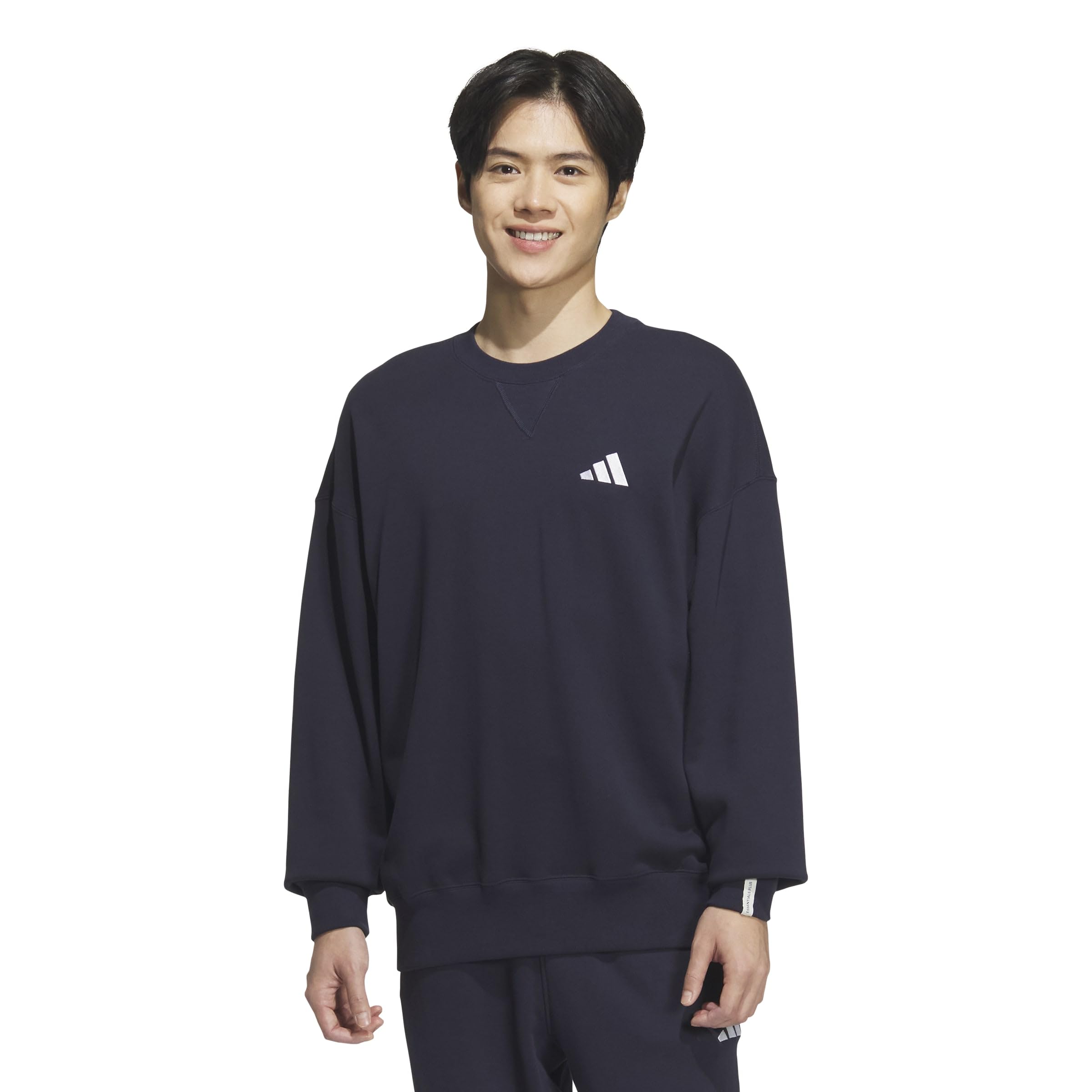 Adidas SL Crew JUP92 Цвет Legend Ink Размер M ESS+ Толстовка, Мужская (JW6955), beige JapanSportX