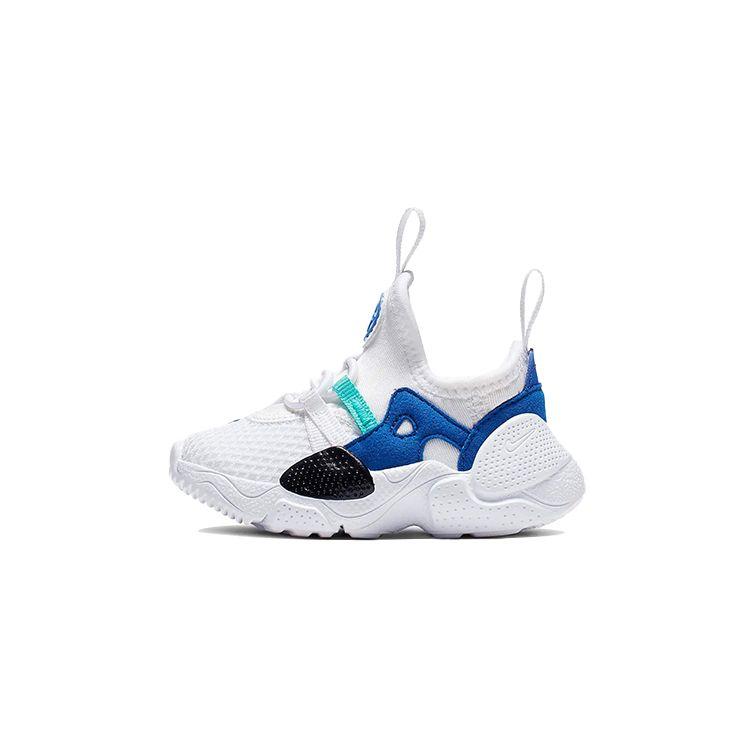 Детские кроссовки Nike Huarache EDGE TXT BT White Royal Jade White-Hyper-Jade-Game-Royal CK4983-100 22 white