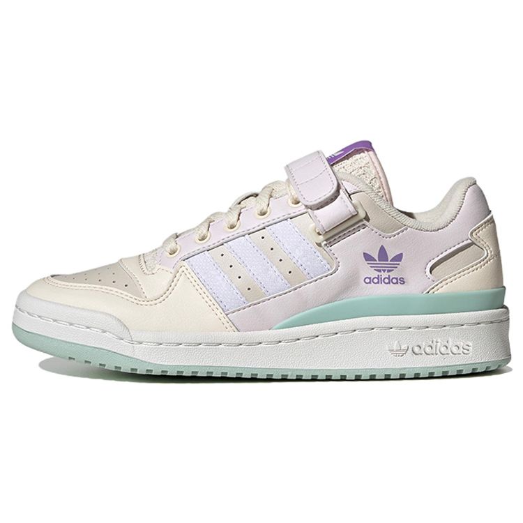 Adidas Originals Forum Low Повседневные низкие кеды для скейтбординга Женские кроссовки Белый Фиолетовый Зеленый IG2997 36 white