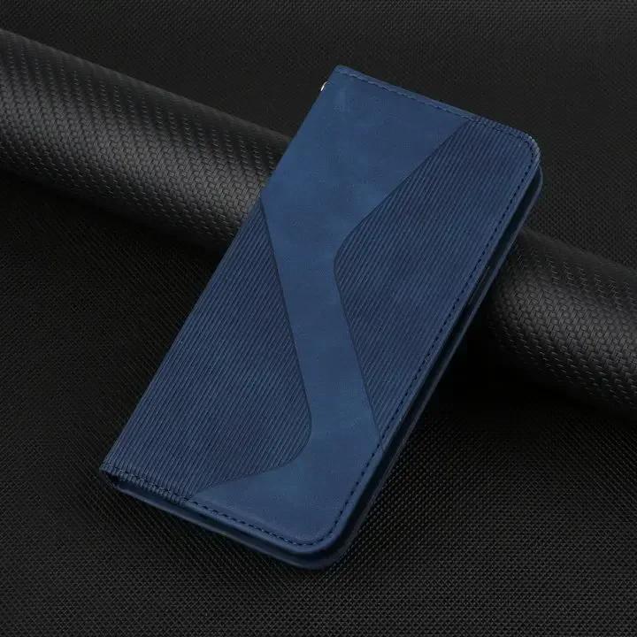 Кожаный чехол-книжка для Xiaomi Redmi Note 14 15 Pro Plus 5G для Redmi Note 14 Pro 14s 4G Чехол Note 15 Pro+ Магнитная откидная крышка Redmi Note 14 4G синий Case-3
