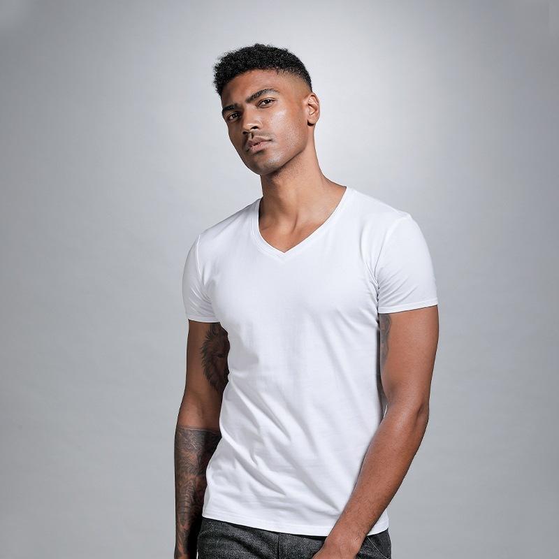 Мужская полосатая рубашка из хлопковой смеси S white ManCave Closet