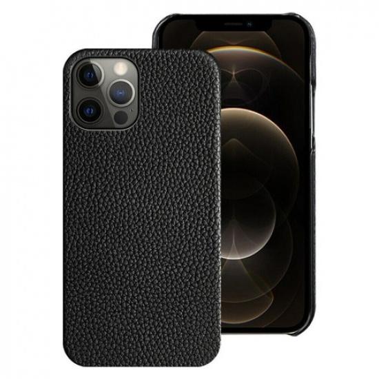 Чехол-накладка Кожаный с рисунком личи для Apple iPhone 15 Pro Max 15 Plus For iPhone 13 Pro Max чёрный 91440111MAC2E40T58