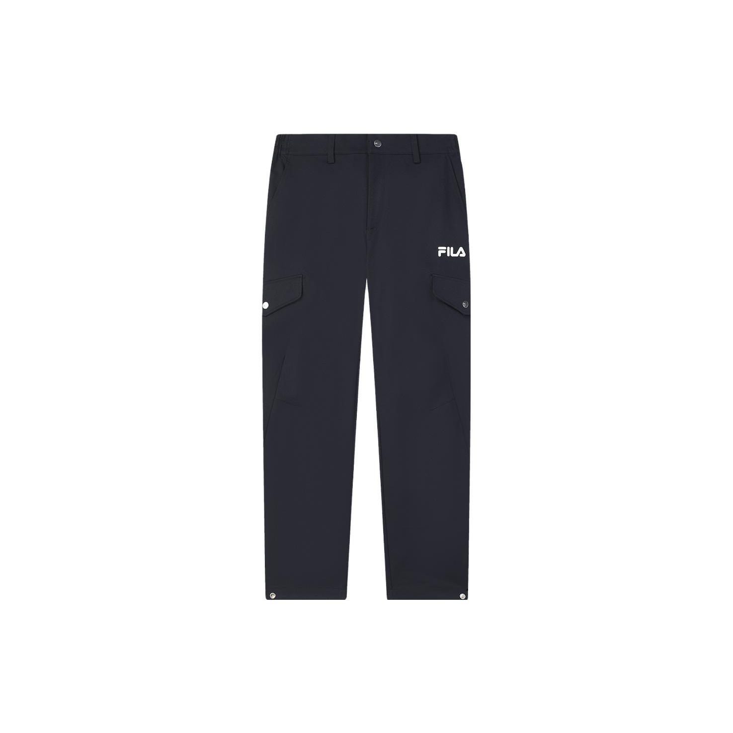 FILA Letter Logo Printed Woven Casual Pants Men pants Legendary-Blue F11M349801F-NV 2XL white