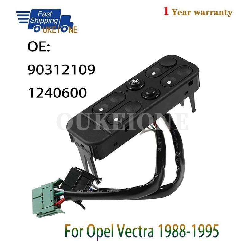 90312109 Для 1988 1989 1990 1991 1992 1993 1994 1995 Opel Vectra Передняя Электростеклоподъемник Кнопка Переключателя Окна Автозапчасти black gshabks